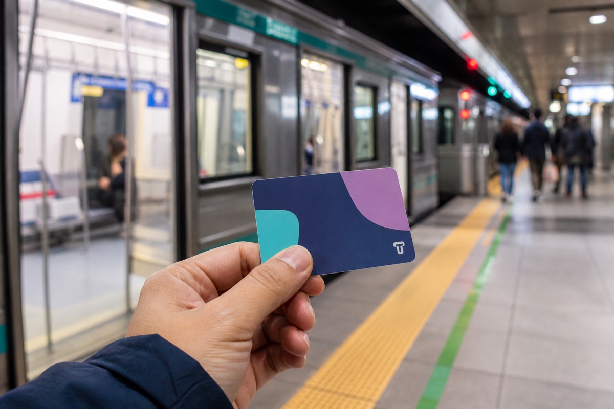 Transit card and payment preparation for riding the Seoul subway